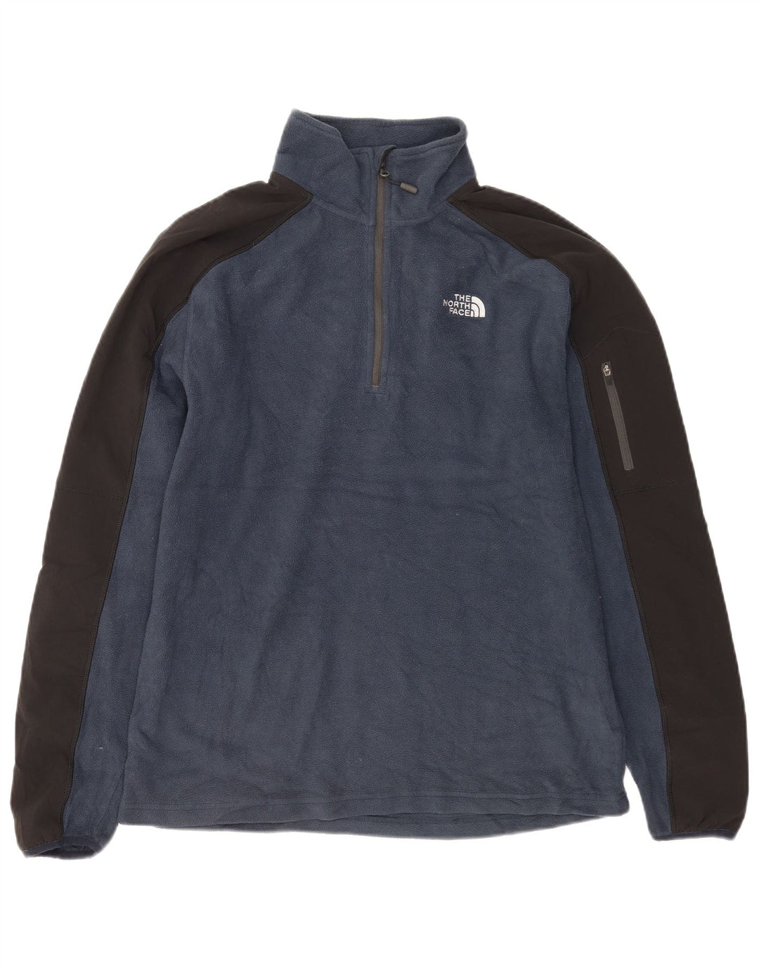 Suéter de lã The North Face masculino Polartec médio azul marinho poliéster