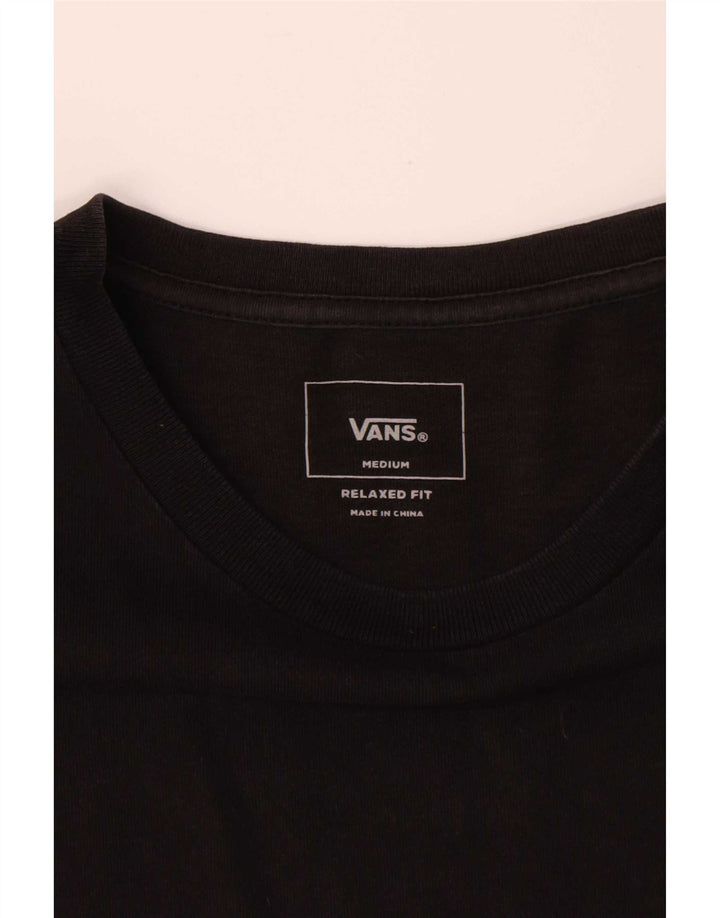 Camiseta Vans Masculina Relaxed Fit Top Médio Algodão Preto