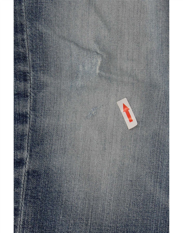 Jack & Jones Masculino Tim Slim Jeans W33 L32 Azul Algodão