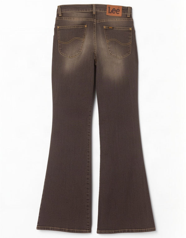 Lee Girls Felton Flared Jeans 14-15 Anos W26 L31 Algodão Cinza