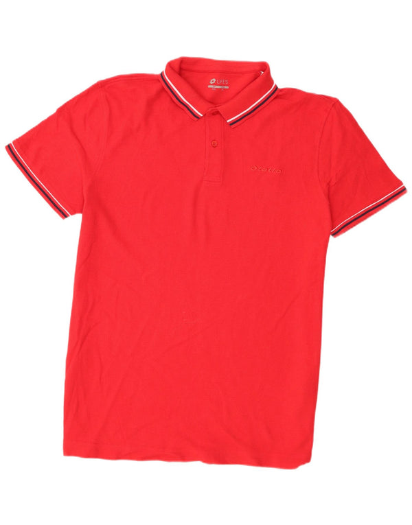 Camisa polo masculina Lotto 2XL algodão vermelho