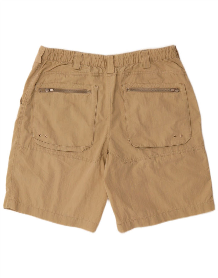 Shorts cargo masculino MARKS & SPENCER W34 grande algodão bege