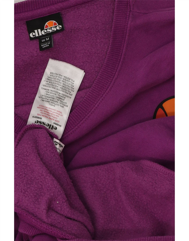 Ellesse moletom masculino jumper médio algodão roxo