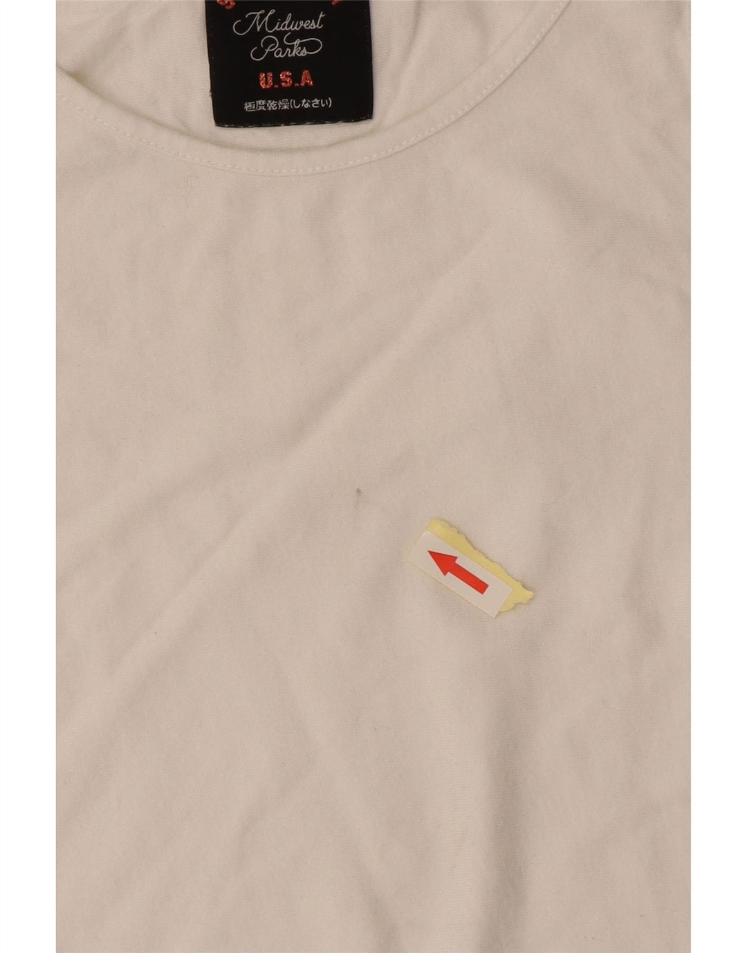 Camiseta feminina Superdry Regular Fit UK 6 XS algodão branco