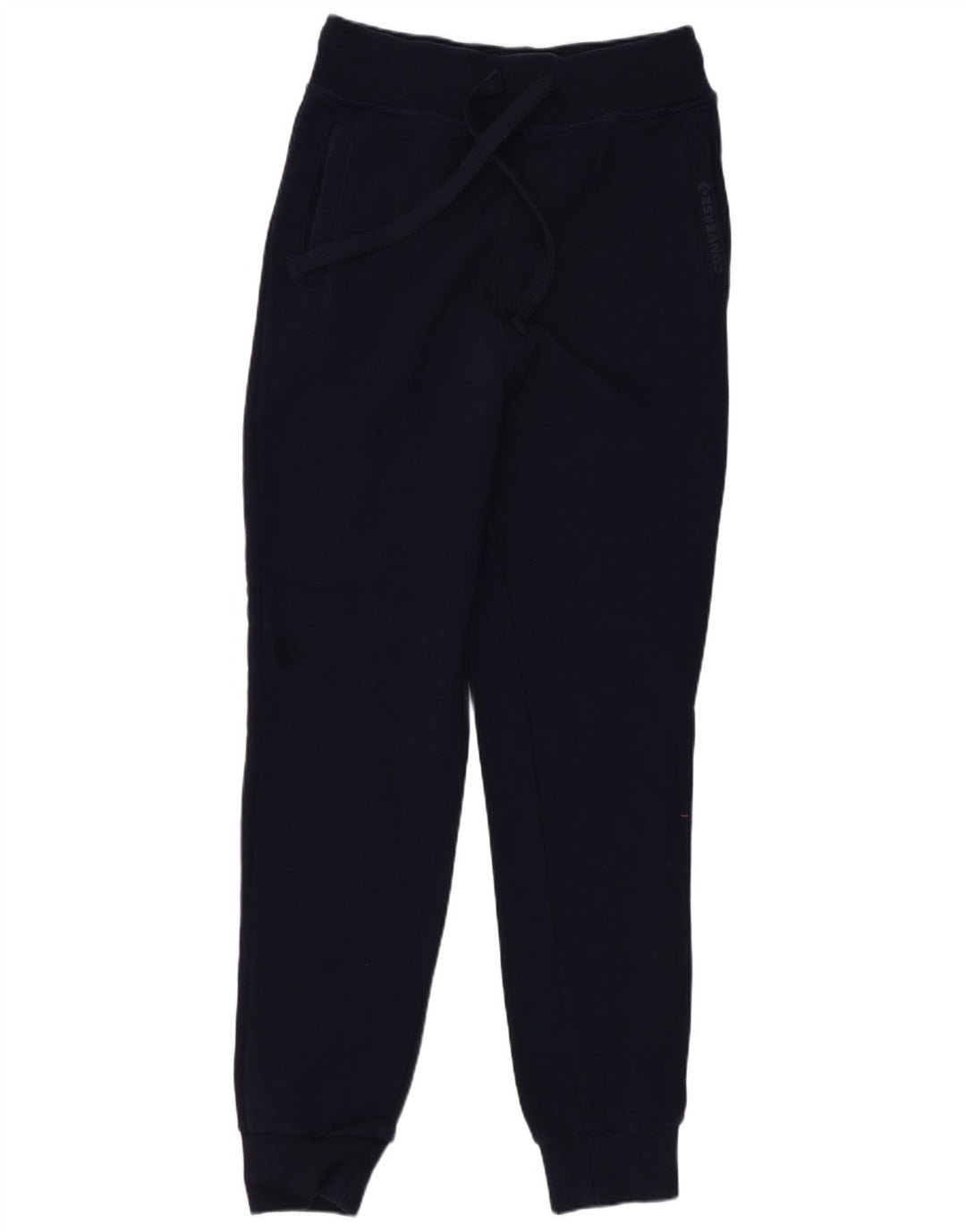 Calça de treino feminina Converse Joggers pequeno algodão azul marinho