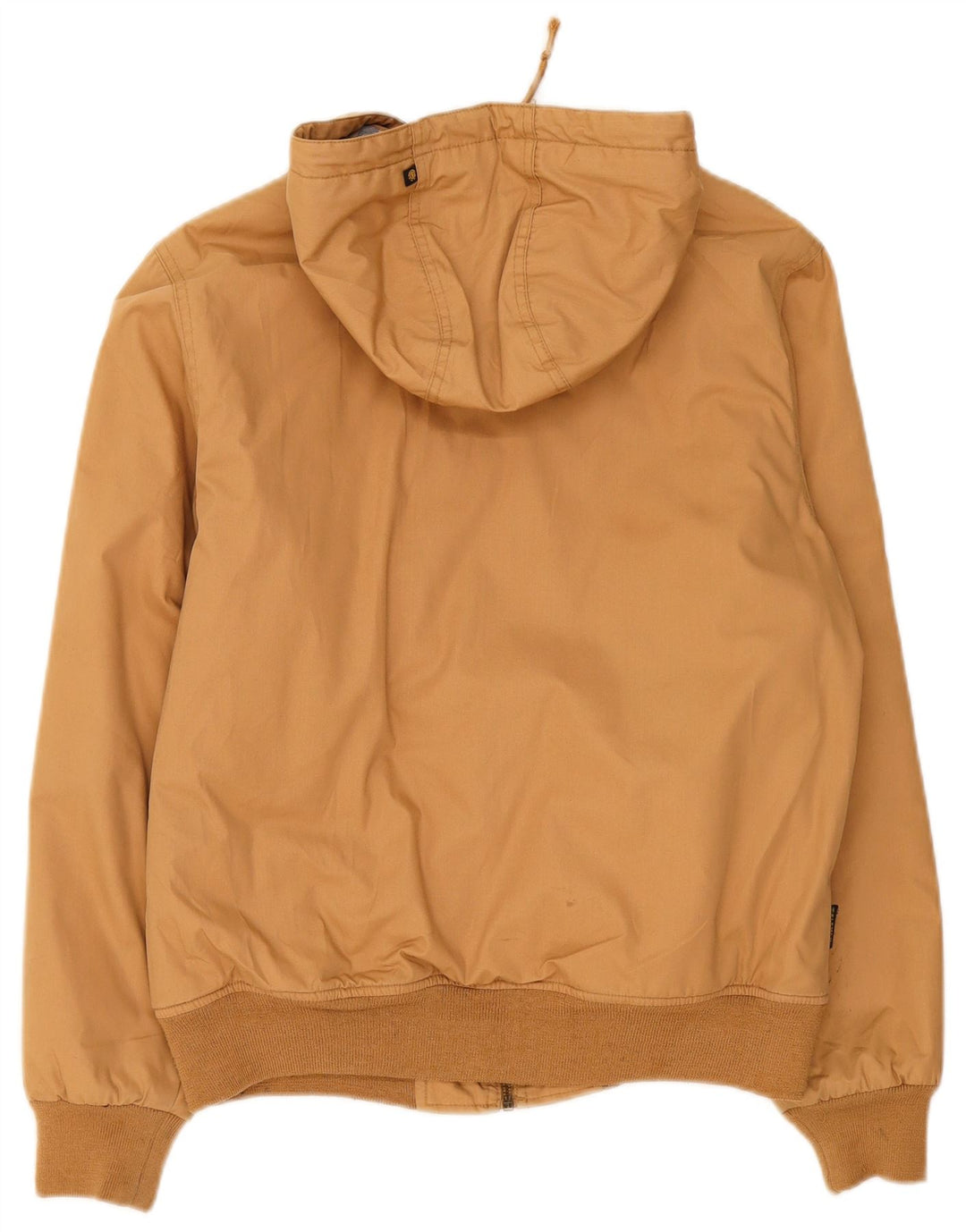Element Mens Hooded Bomber Jacket UK 36 Pequeno Poliéster Bege