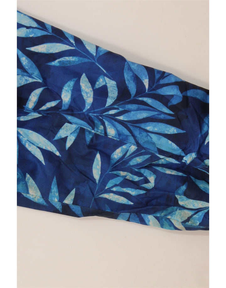 Capa de chuva feminina com capuz Mountain Warehouse UK 12 médio azul marinho floral