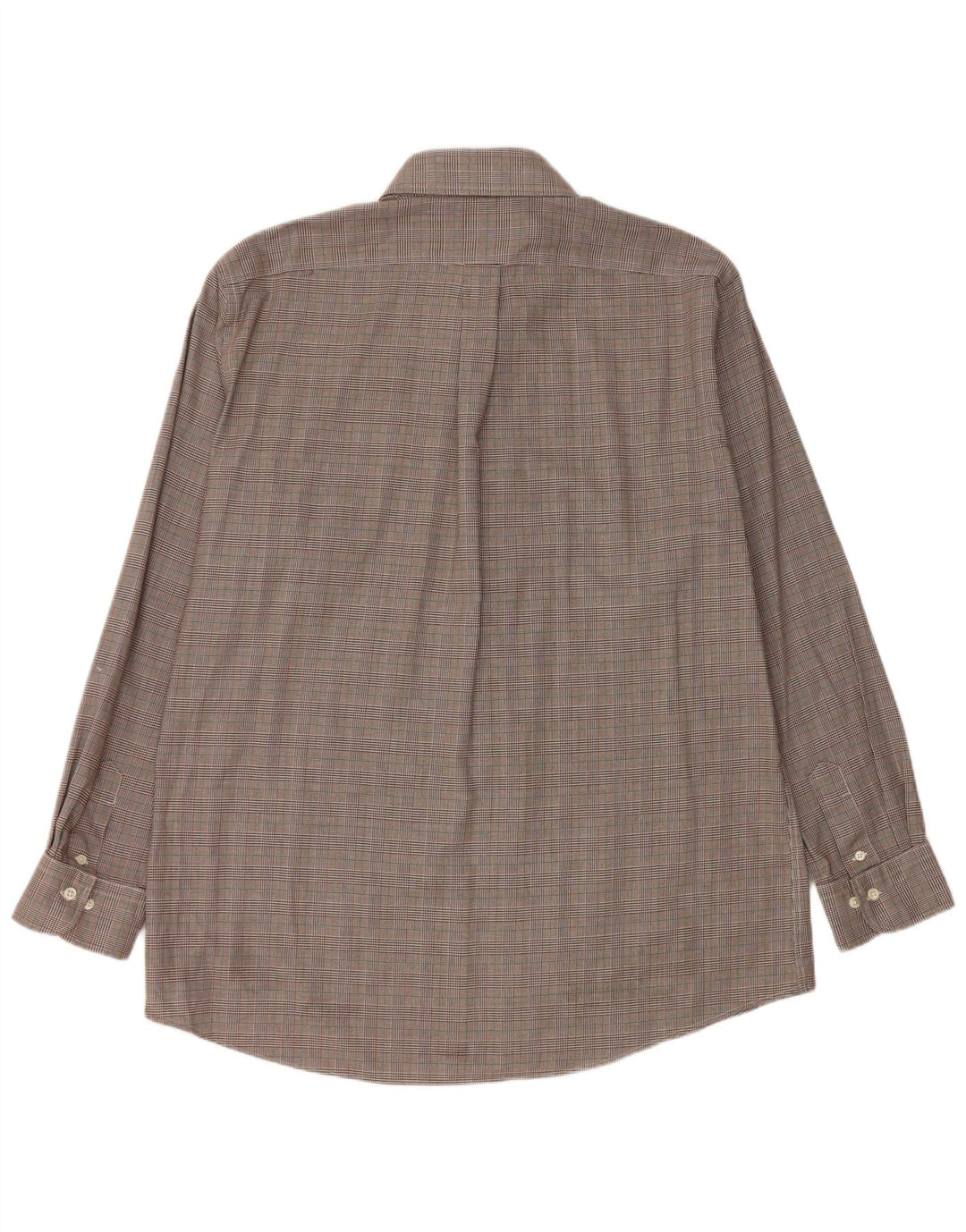 Camisa masculina Ralph Lauren tamanho 17 43 XL marrom houndstooth