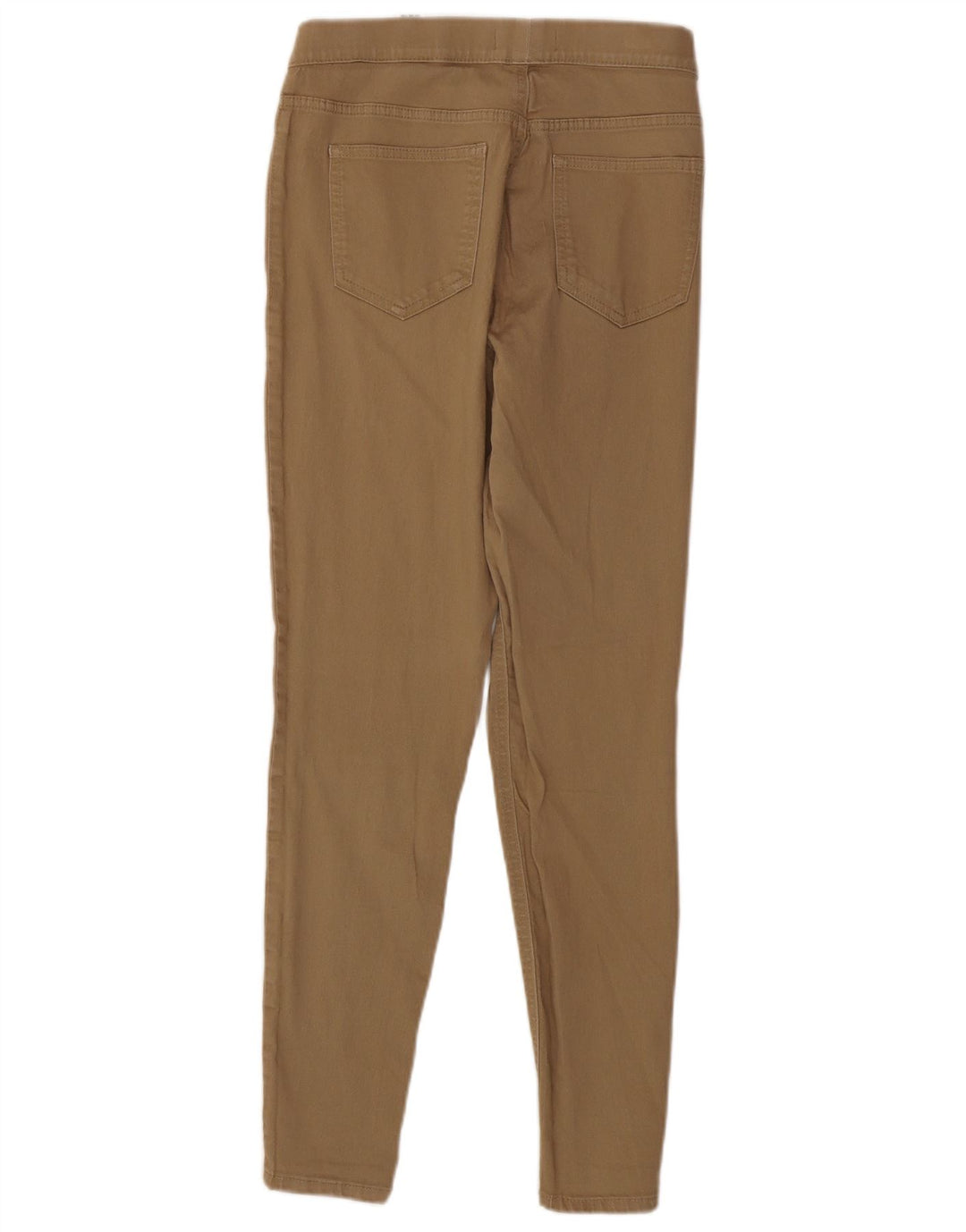 Calça jeans feminina Marks & Spencer UK 12 médio W30 L29 algodão marrom