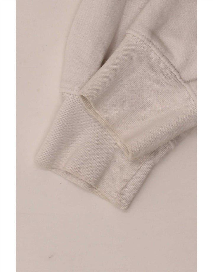 Nike masculino gráfico moletom com capuz médio algodão branco