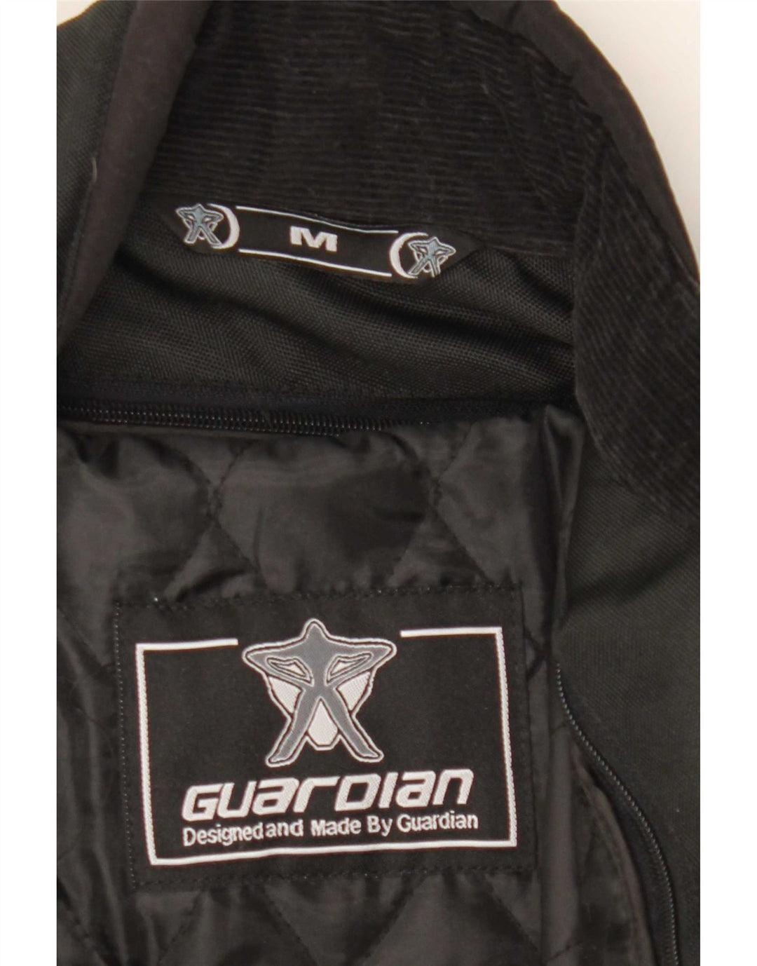 Jaqueta feminina Guardian para motociclista Reino Unido 14 bloco colorido preto médio