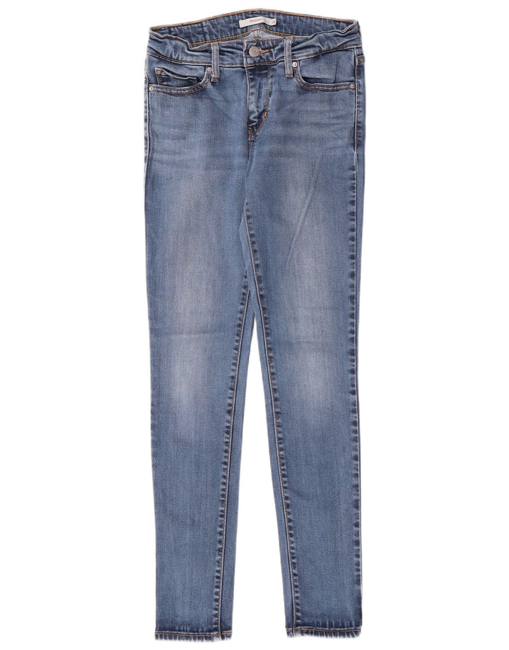 Calça jeans feminina LEVI'S 711 skinny W26 L30 azul Lyocell