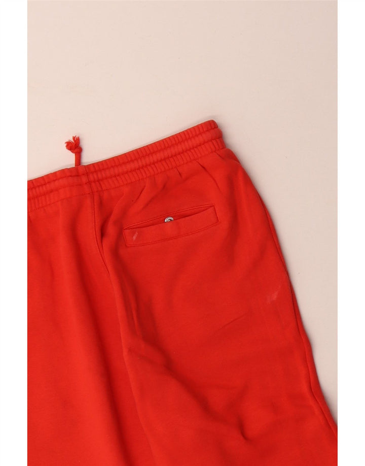 ADIDAS Womens Tracksuit Pants Joggers UK 10 Pequeno Laranja Algodão