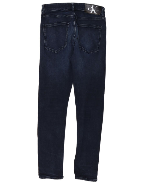 Calvin Klein Jeans Skinny Masculino W32 L30 Azul Marinho Algodão