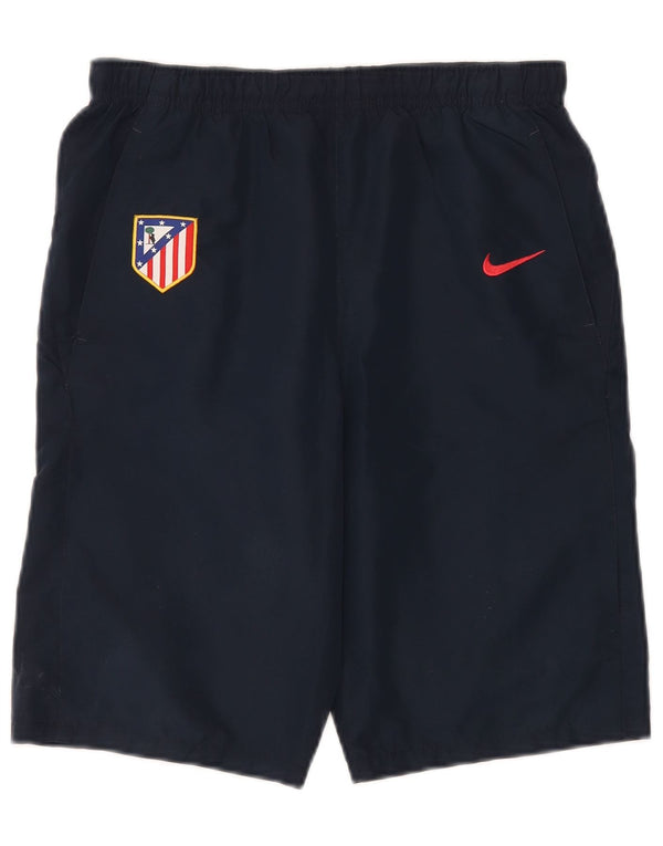 Shorts esportivos Nike Boys Atlético Madrid 13-14 anos XL azul marinho poliéster