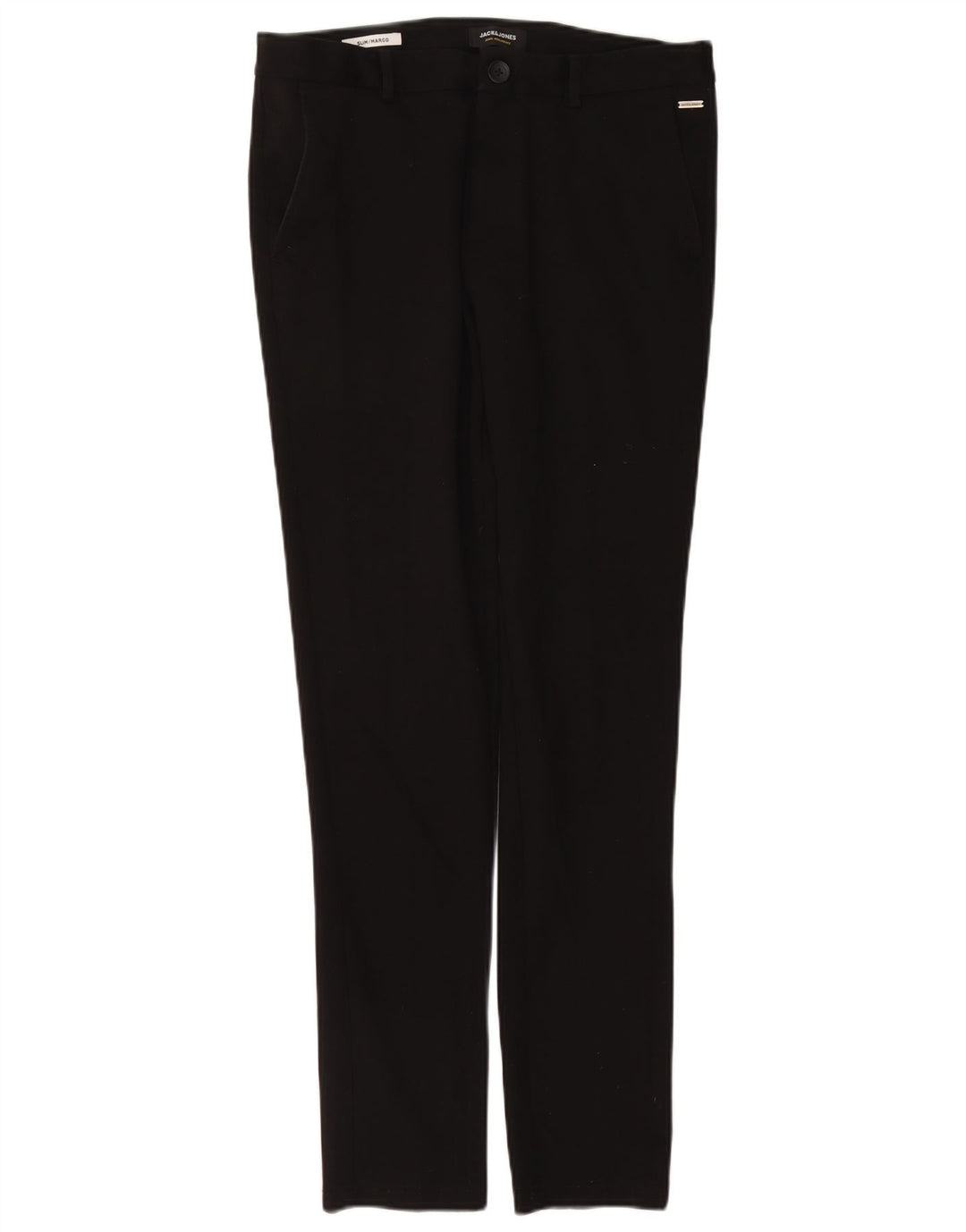 Calça feminina Jack & Jones Marco Slim Chino W32 L34 preta poliéster