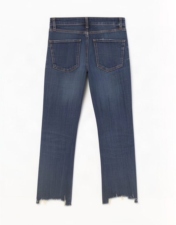 Calça jeans feminina cintura alta Zara EU 36 XS W26 L25 azul