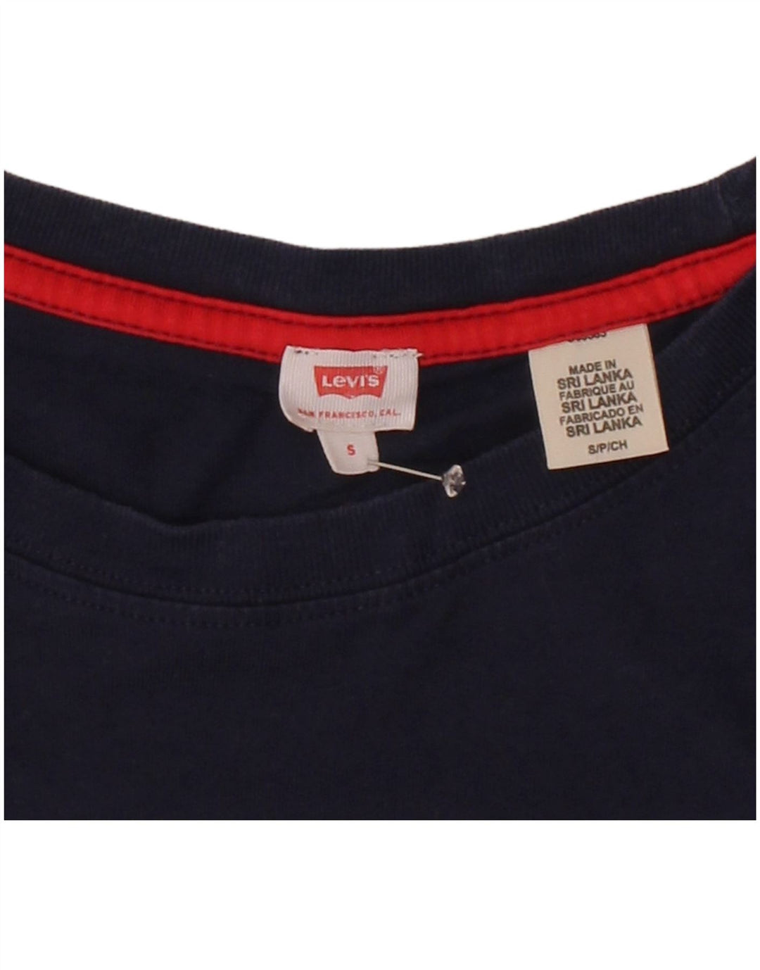 Camiseta feminina estampada LEVI'S Crop UK 10 pequena multicolorida