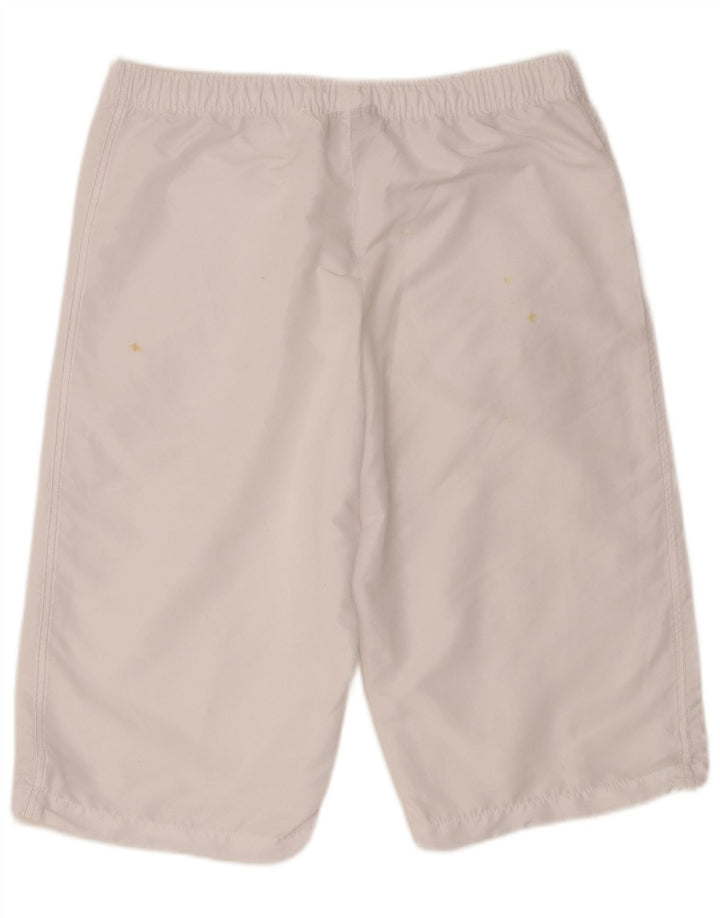 Shorts esportivos masculinos Lotto grandes brancos