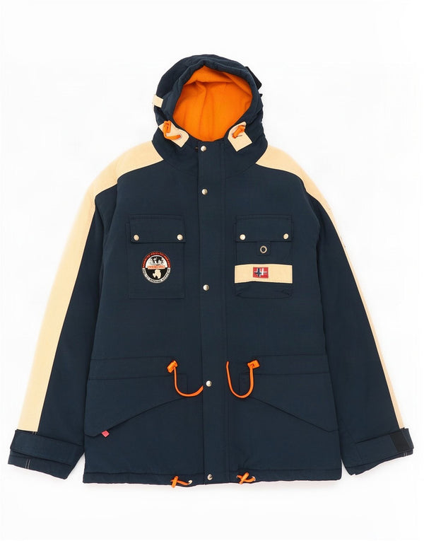 Jaqueta corta-vento masculina Napapijri Geographic UK 44 2XL azul marinho