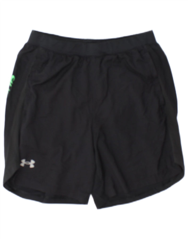Shorts esportivos gráficos masculinos Under Armour médio azul marinho