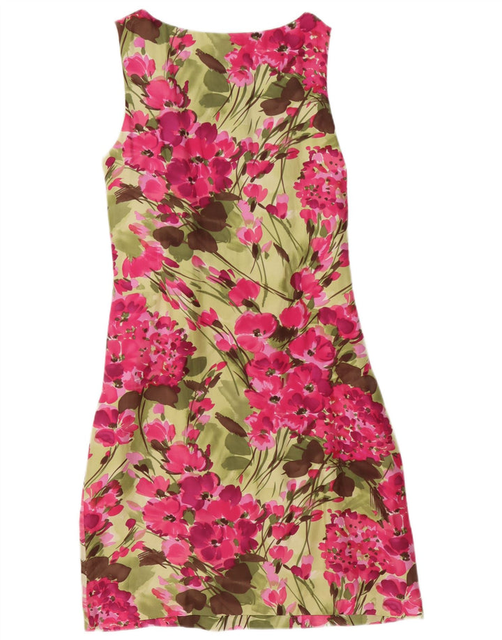 Vestido bainha feminino Phase Eight UK 12 médio floral multicolorido
