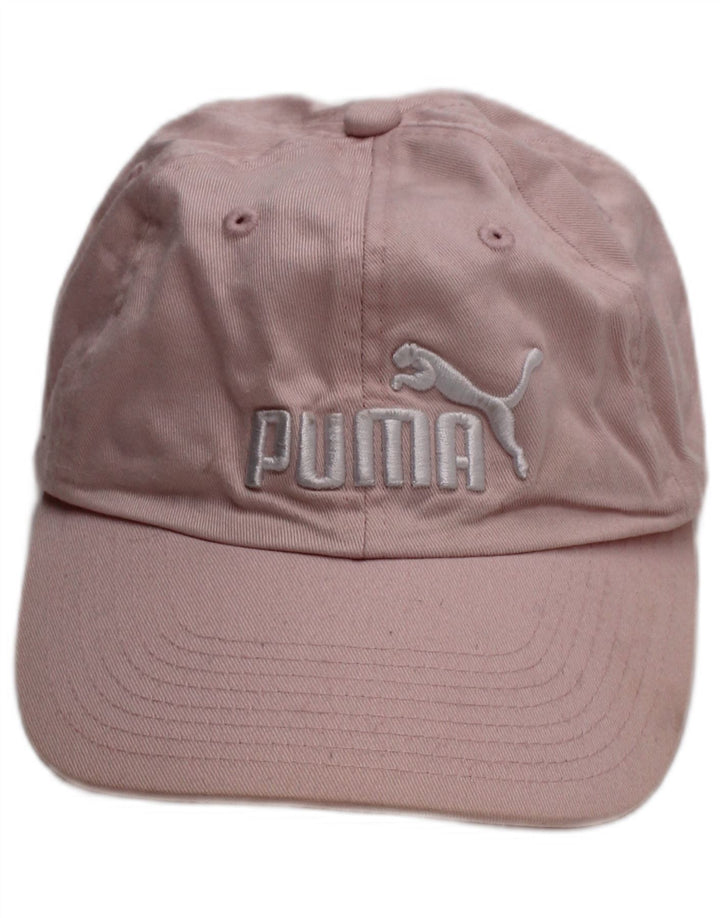 Boné de beisebol gráfico feminino Puma tamanho único algodão rosa
