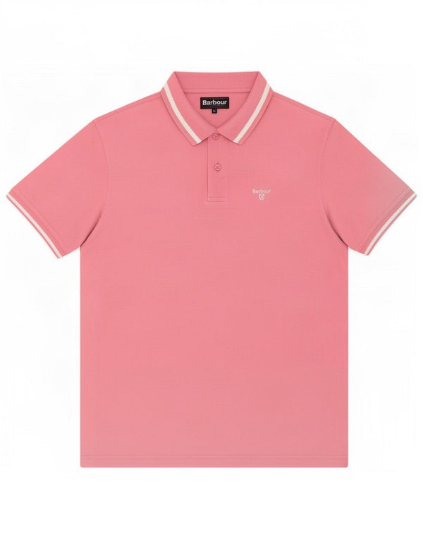 Camisa polo masculina Barbour XL algodão rosa