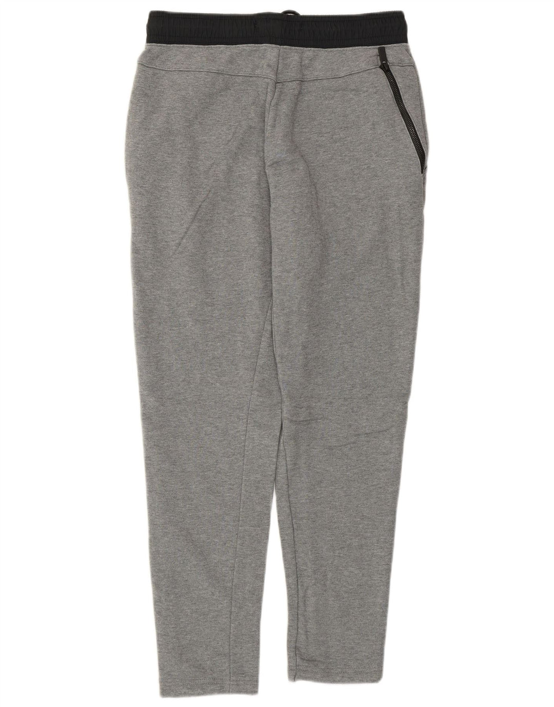 Calça de treino feminina Nike pequena cinza algodão