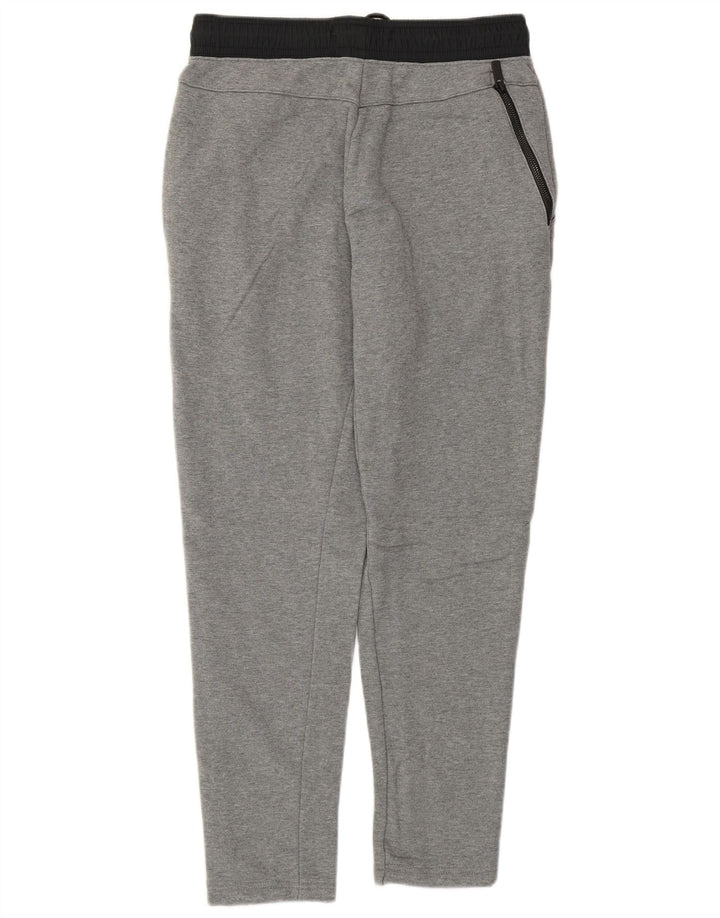 Calça de treino feminina Nike pequena cinza algodão
