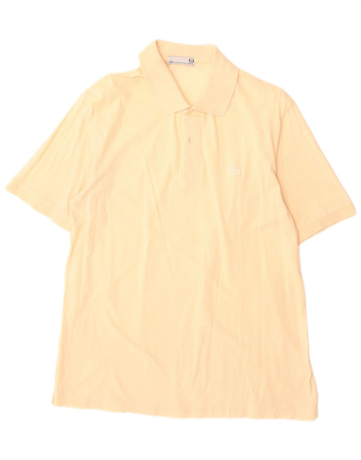 Camisa polo masculina Sergio Tacchini grande amarela