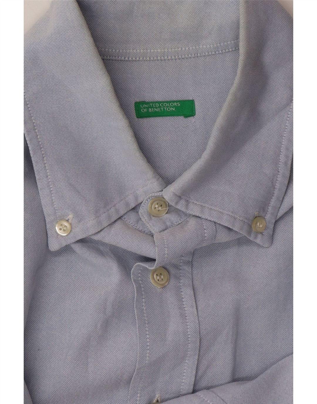 Camisa masculina BENETTON grande azul