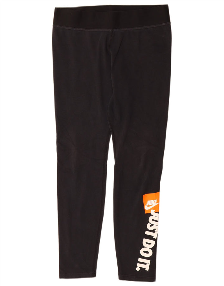 Leggings Nike Graphic Femininas UK 16 Grande Preto