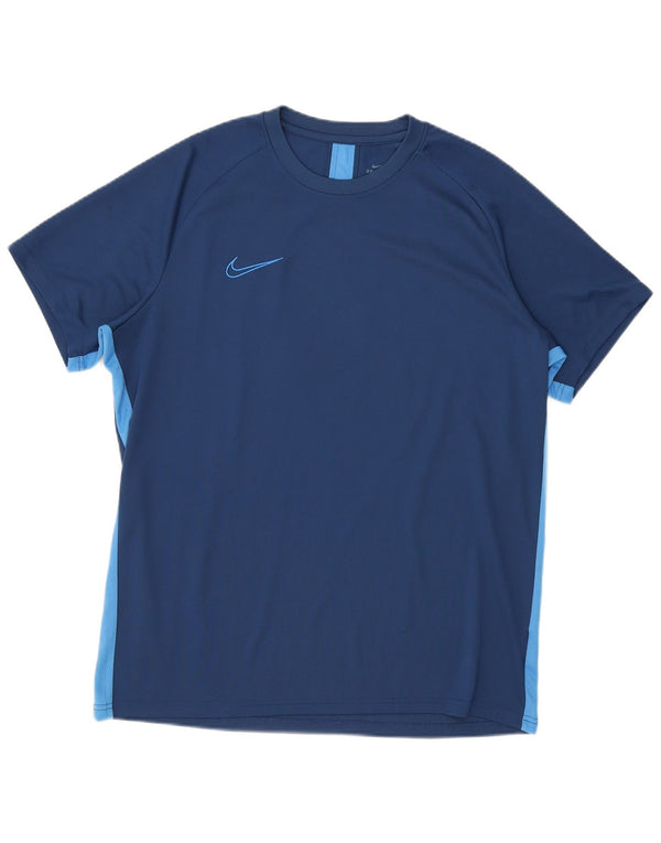 Camiseta Nike Masculina Dri Fit Top XL Azul Colorblock