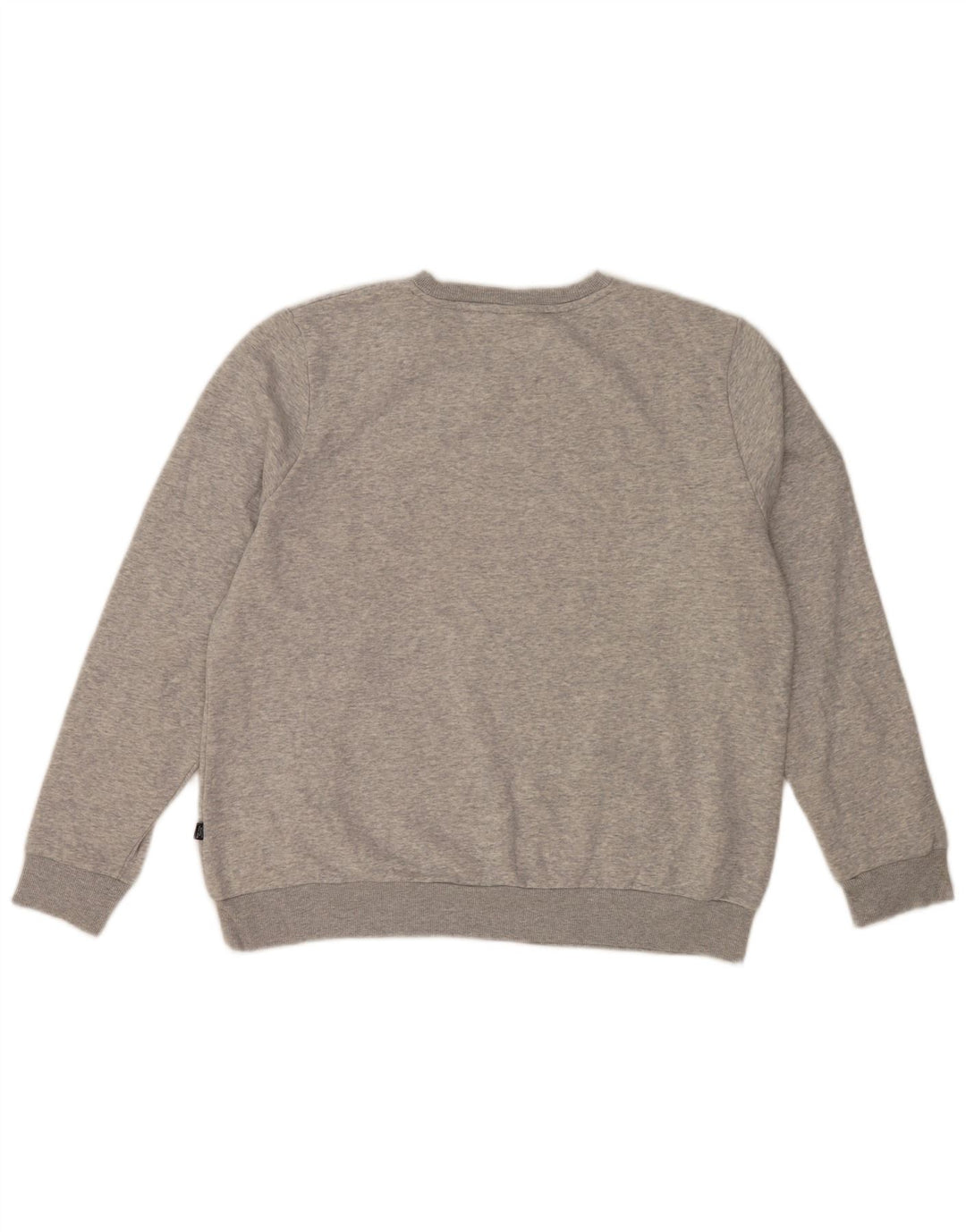 Puma masculino gráfico moletom jumper XL cinza manchado de algodão