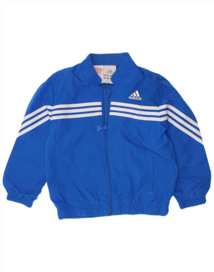 Jaqueta Adidas Meninos Treino Top 3-4 Anos Azul Poliéster