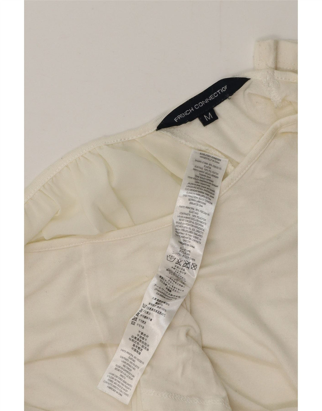 Blusa feminina oversized FRENCH CONNECTION UK 14 Médio Off White