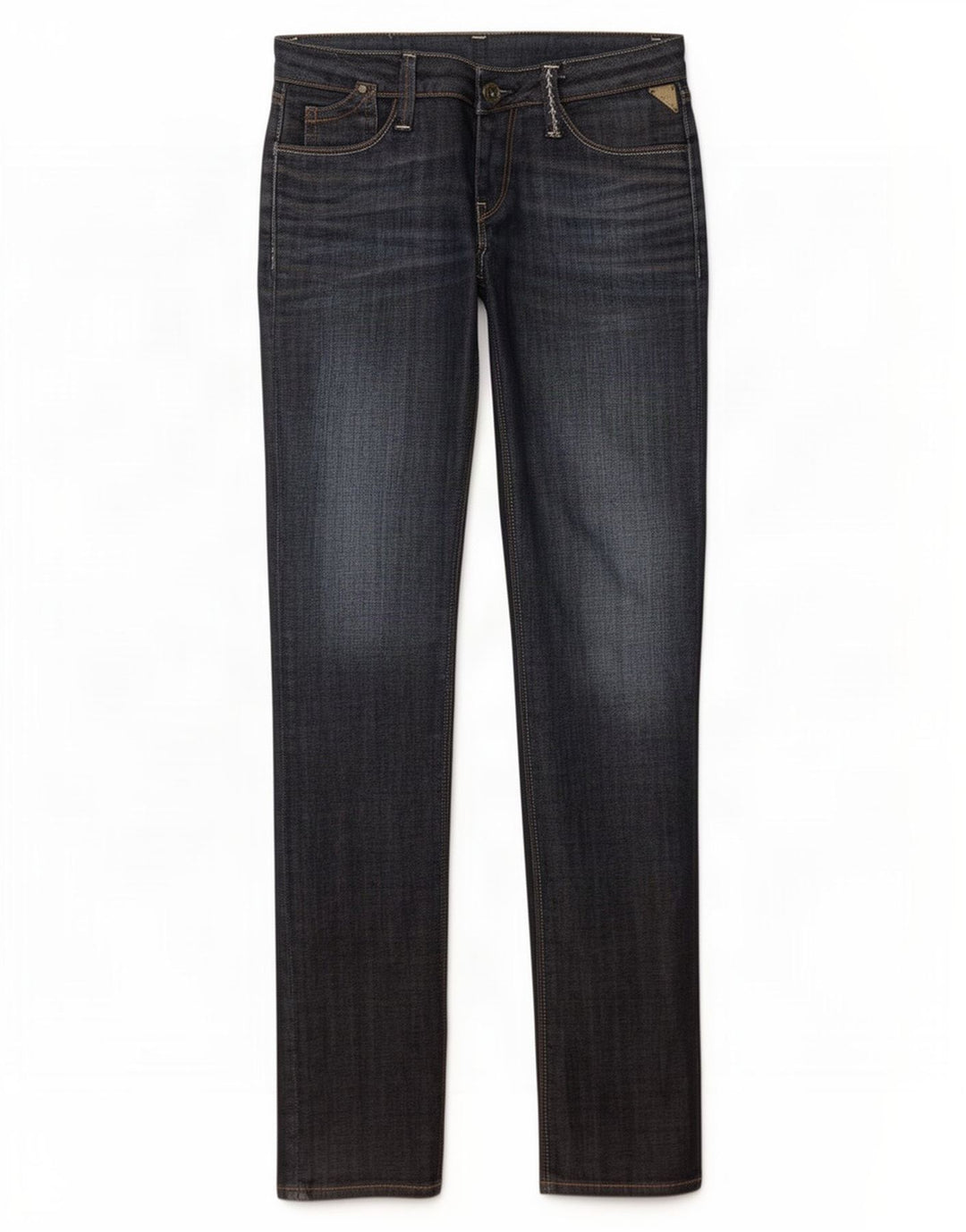 Replay Jeans Slim Feminino W25 L30 Azul Marinho Algodão