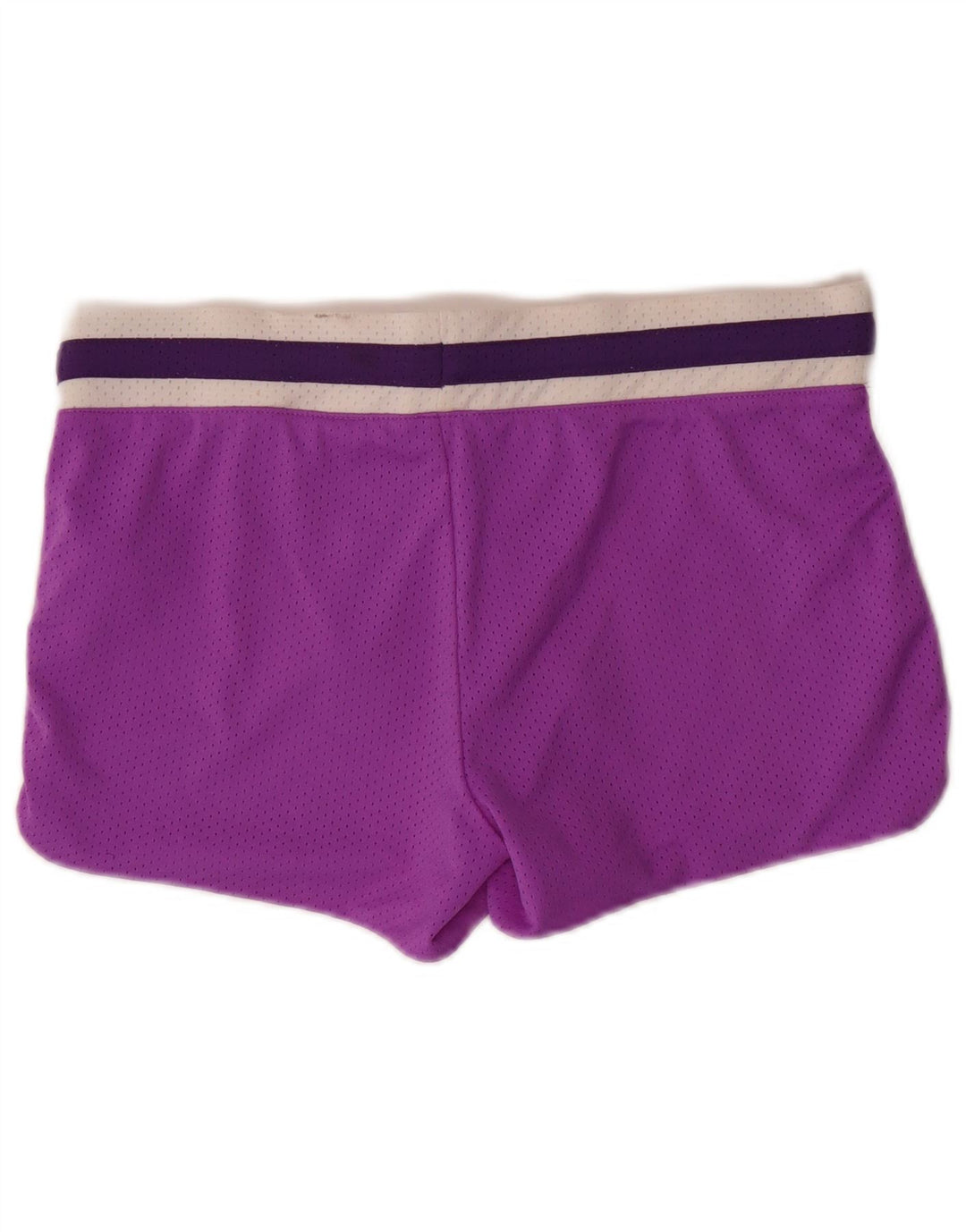 Shorts esportivos femininos Nike UK 14 médio roxo colorblock poliéster