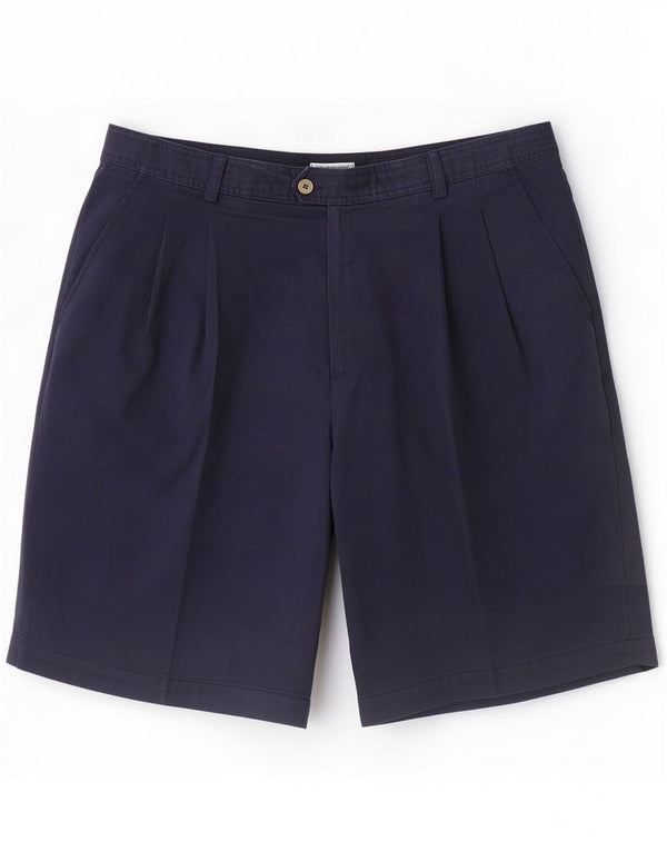 Sergio Tacchini Mens Chino Shorts XL W38 Azul marinho Poliéster
