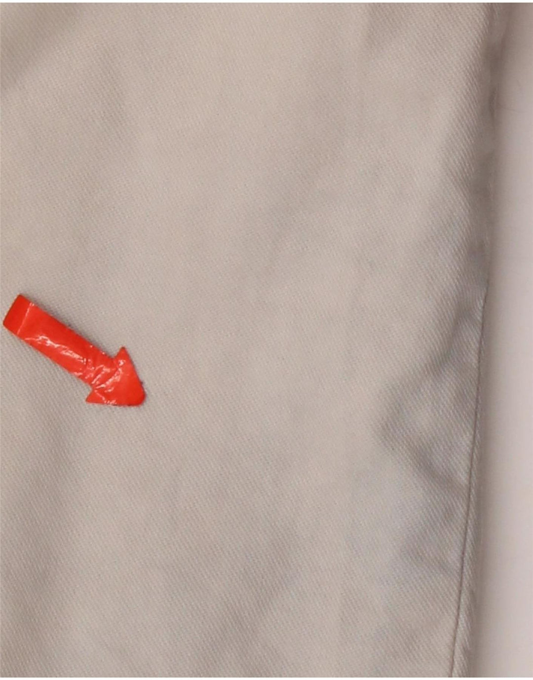 Shorts Chino Masculino Vintage W36 Grande Algodão Cinza