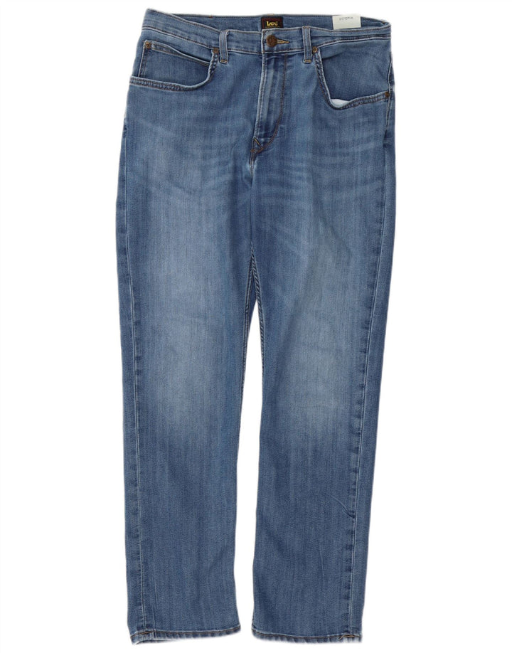 Lee Mens Brooklyn Straight Straight Jeans W33 L30 Azul
