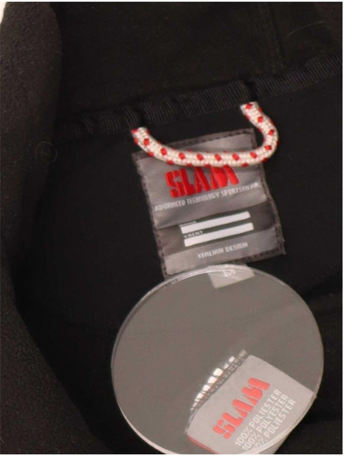 Slam Mens Fleece Jacket UK 38 Poliéster preto médio