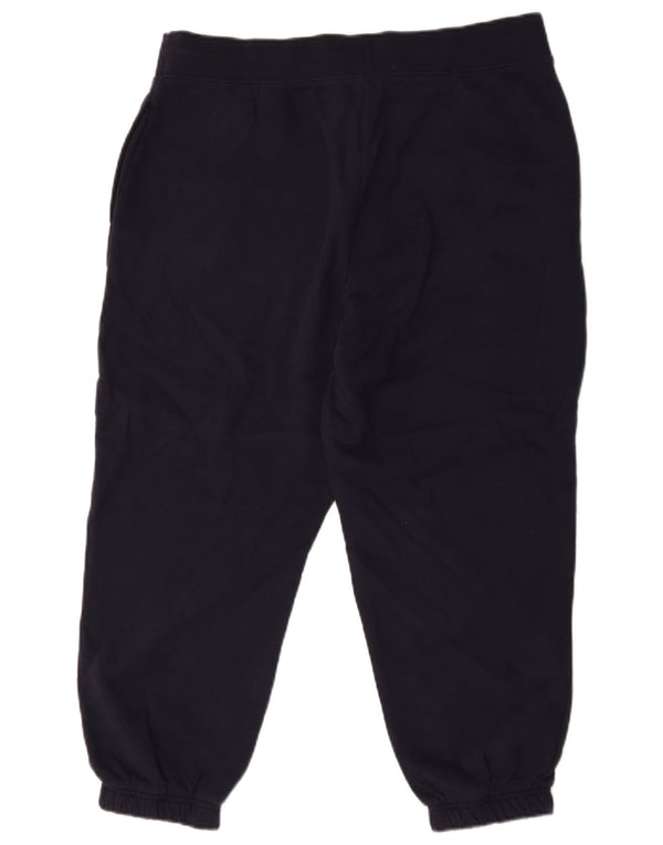 Calça de treino feminina Marks & Spencer Joggers UK 18 XL azul marinho algodão