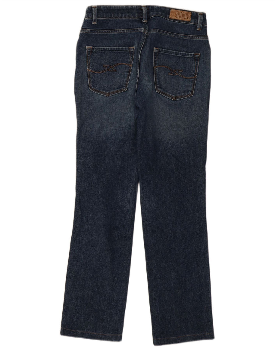 Jeans retos femininos TRUSSARDI W29 L29 algodão azul