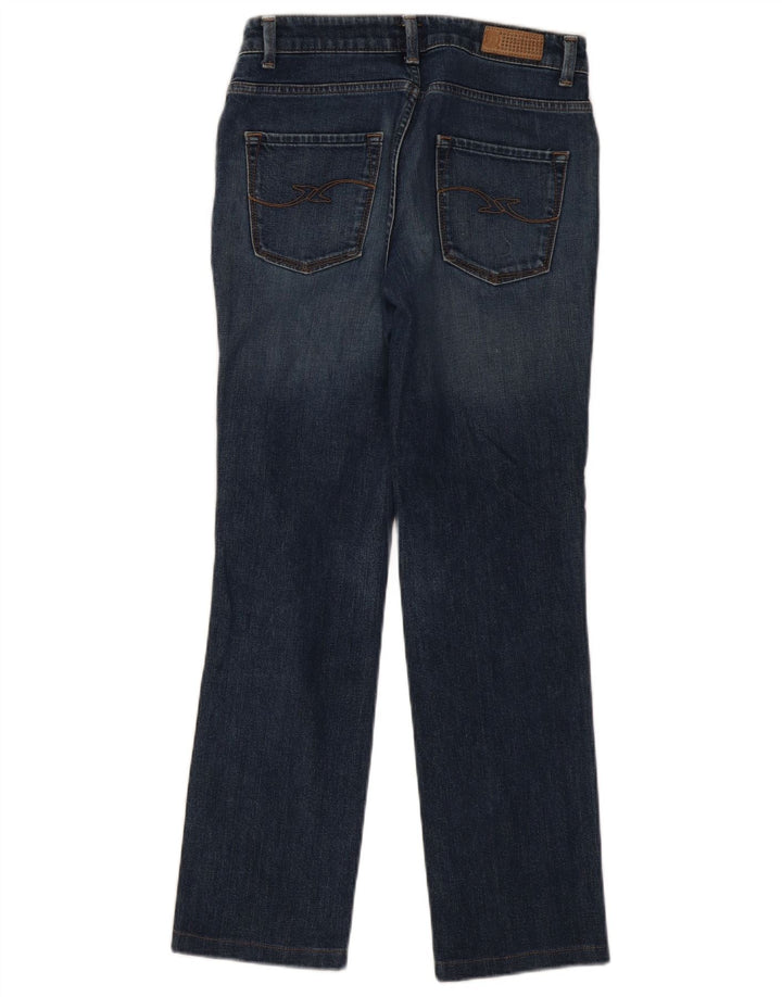 Jeans retos femininos TRUSSARDI W29 L29 algodão azul