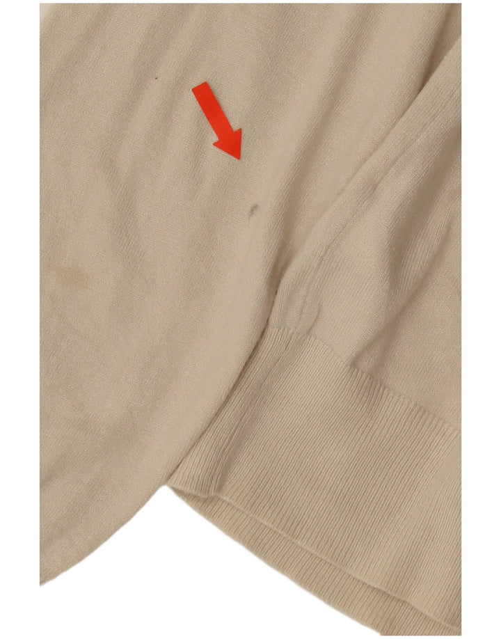 Suéter cardigã feminino Marks & Spencer UK 14 médio off white viscose
