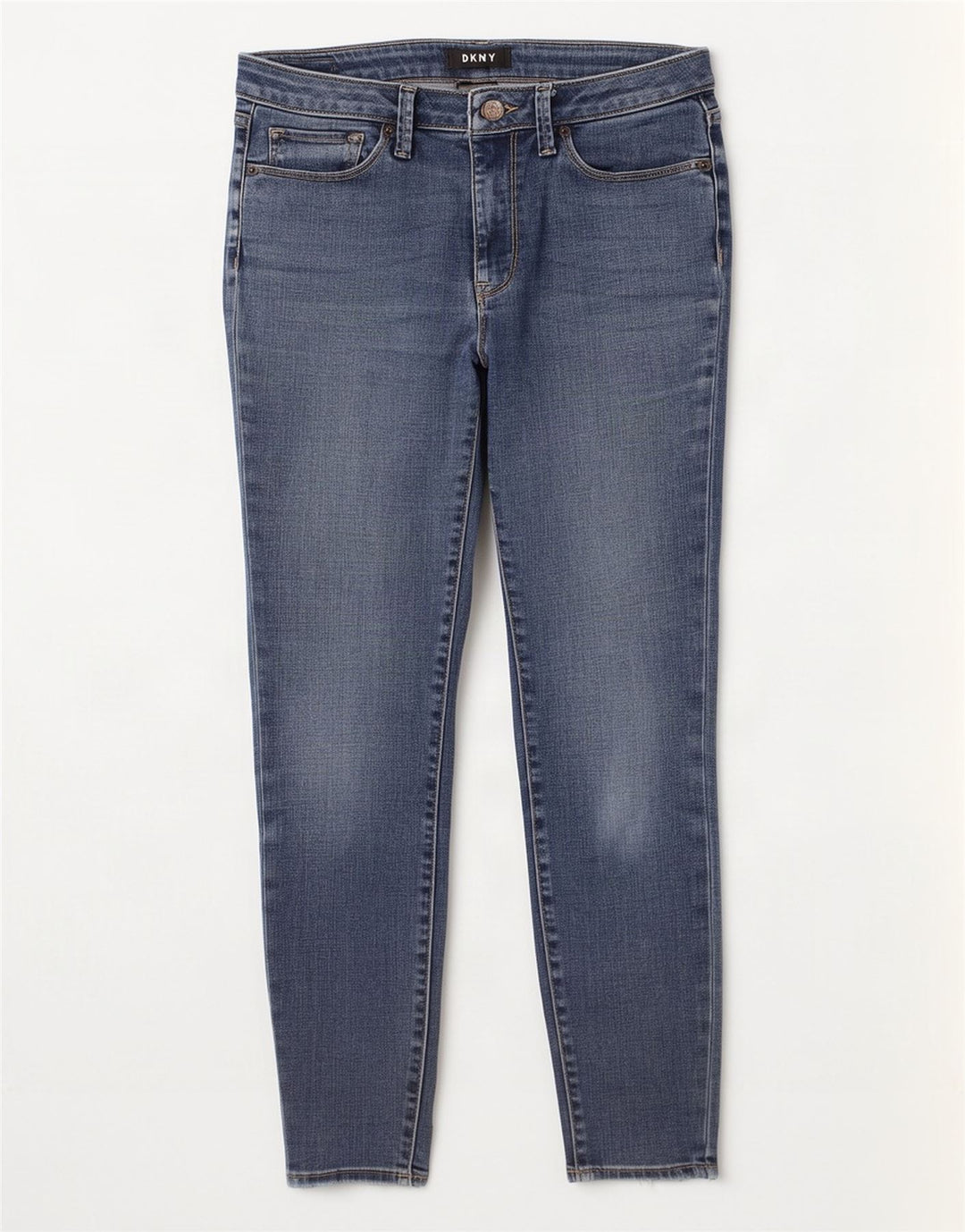 Calça jeans skinny feminina Dkny W29 L27 algodão azul