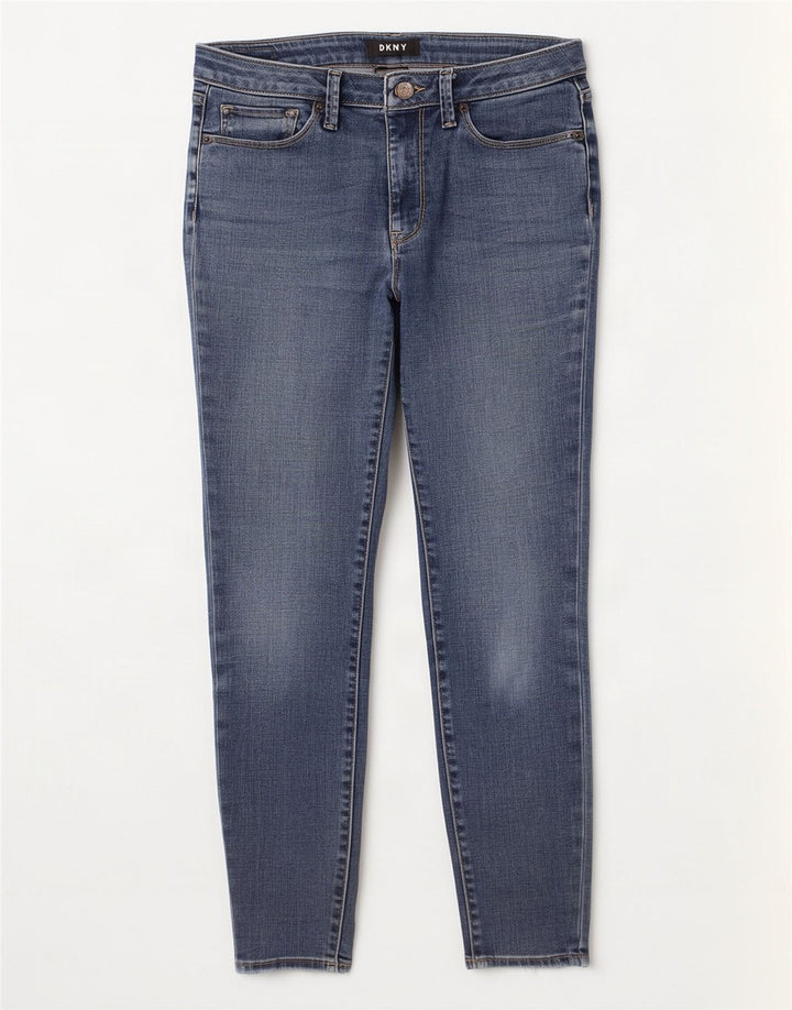 Calça jeans skinny feminina Dkny W29 L27 algodão azul