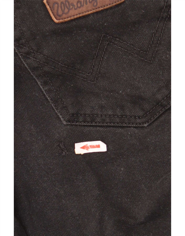 Wrangler Masculino Texas Straight Jeans W32 L32 Algodão Preto